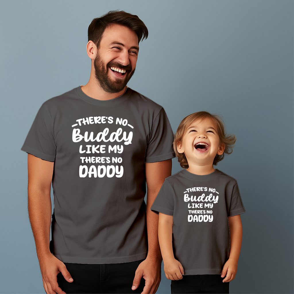 Comfortable cotton T-shirt suitable for father and son