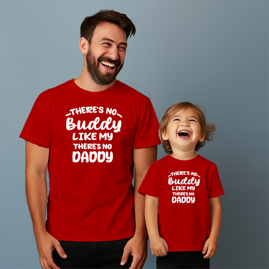 Comfortable cotton T-shirt suitable for father and son
